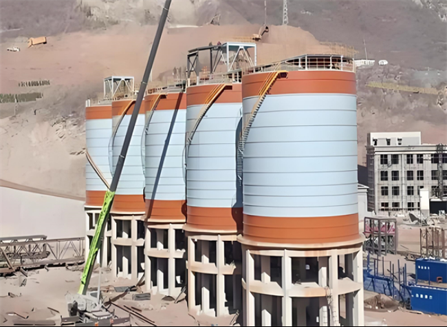 长清高架钢板仓